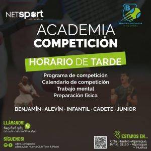 Academia de tenis competicion