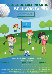 Horario escuela de golf Bellavista 2023
